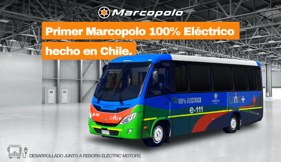 Presentan primer bus 100% eléctrico hecho en Chile